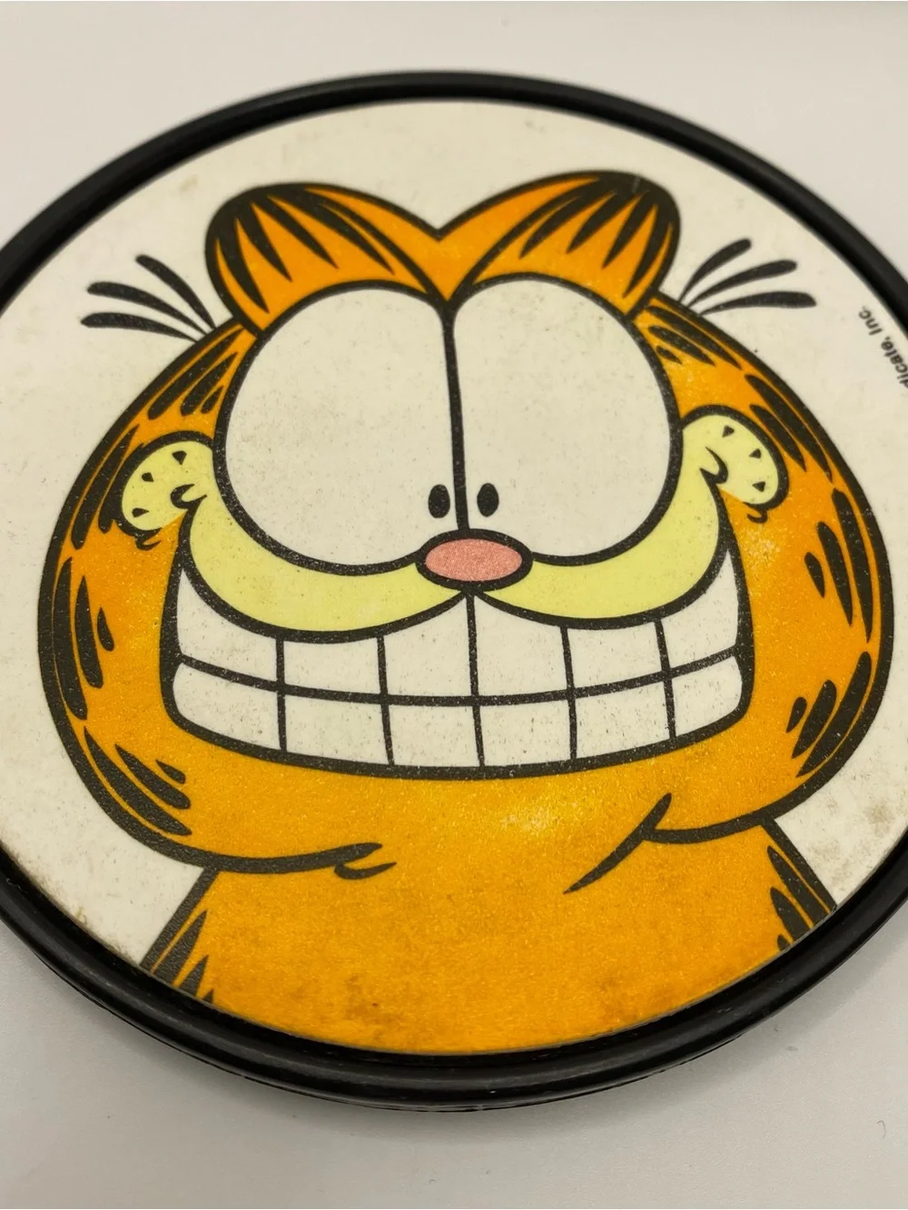 Classic Cartoon Orange Garfield Wall Art Coasters (Set of 4)